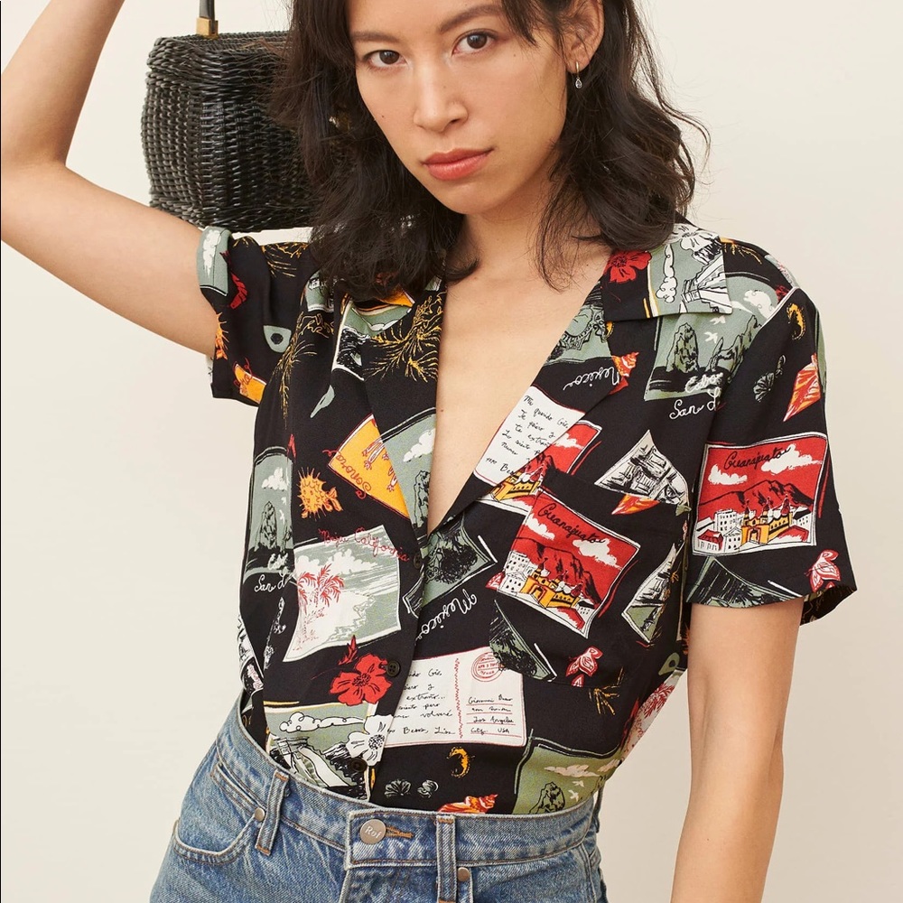 Reformation Cuba top in postcards